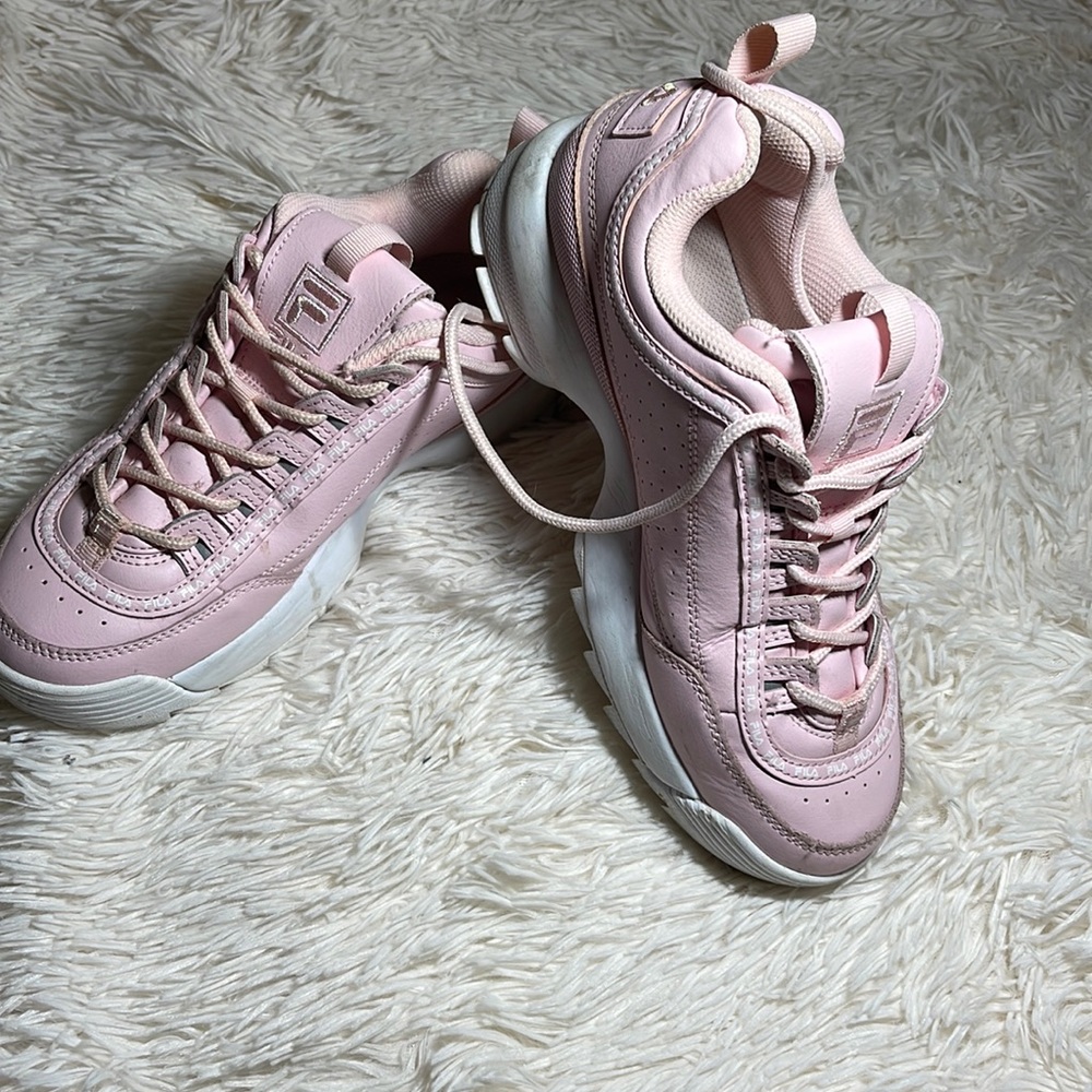 Fila pink shoes